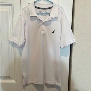 Nautica Crisp White Polo Shirt